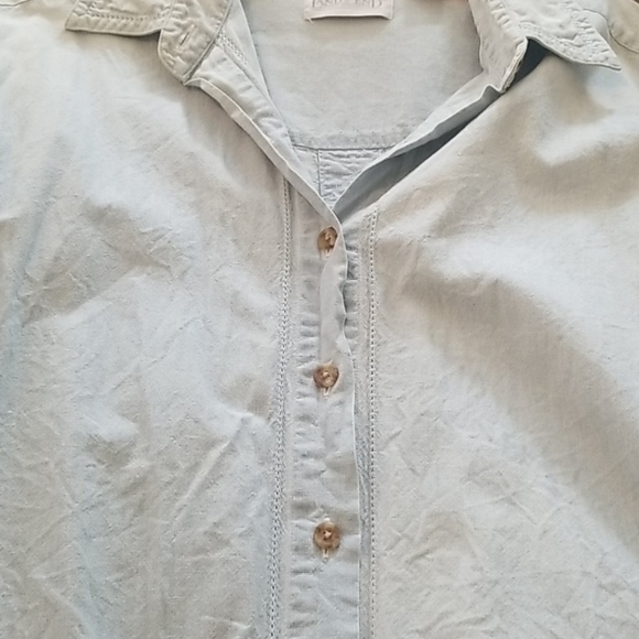 Land's End blue button down - Picture 3 of 7